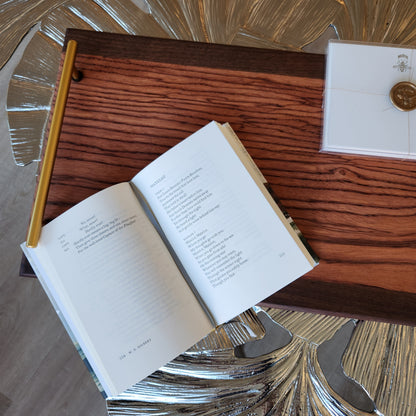 Zebra Wood Serving Tray by Rhino Woodworking
