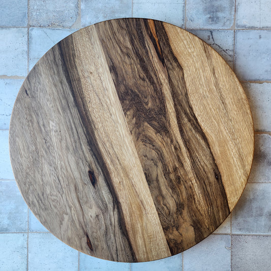 Lazy Susan in Maple and Walnut by Rhino Woodworking