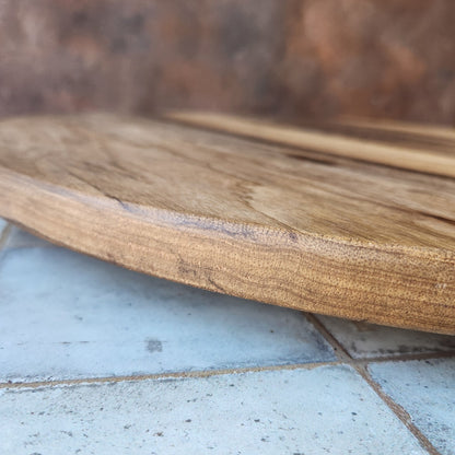 Lazy Susan in Maple and Walnut by Rhino Woodworking