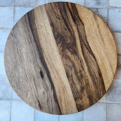 Lazy Susan in Maple and Walnut by Rhino Woodworking