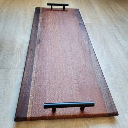 Leopard Wood Serving Tray by Rhino Woodworking