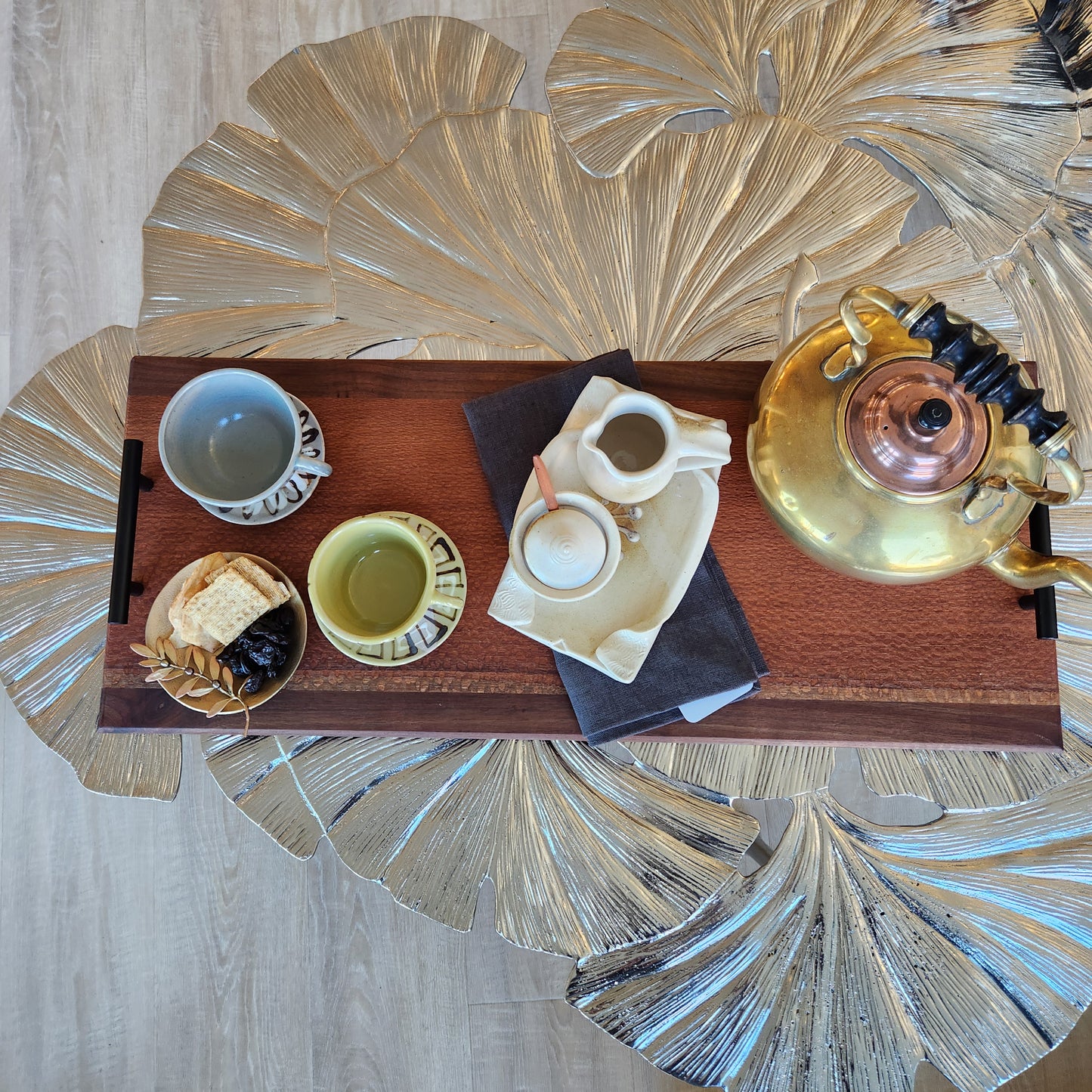 Leopard Wood Serving Tray by Rhino Woodworking