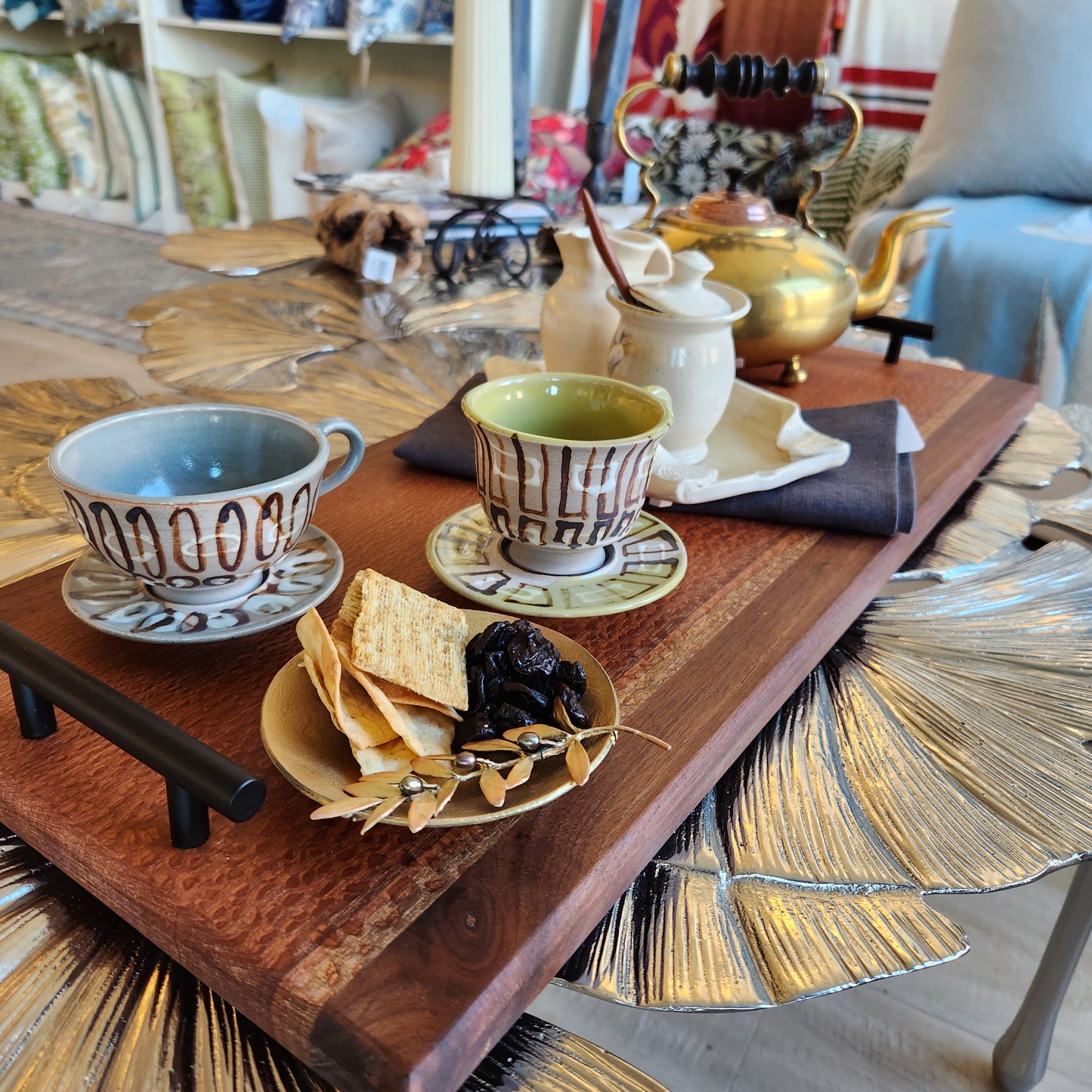 Leopard Wood Serving Tray by Rhino Woodworking