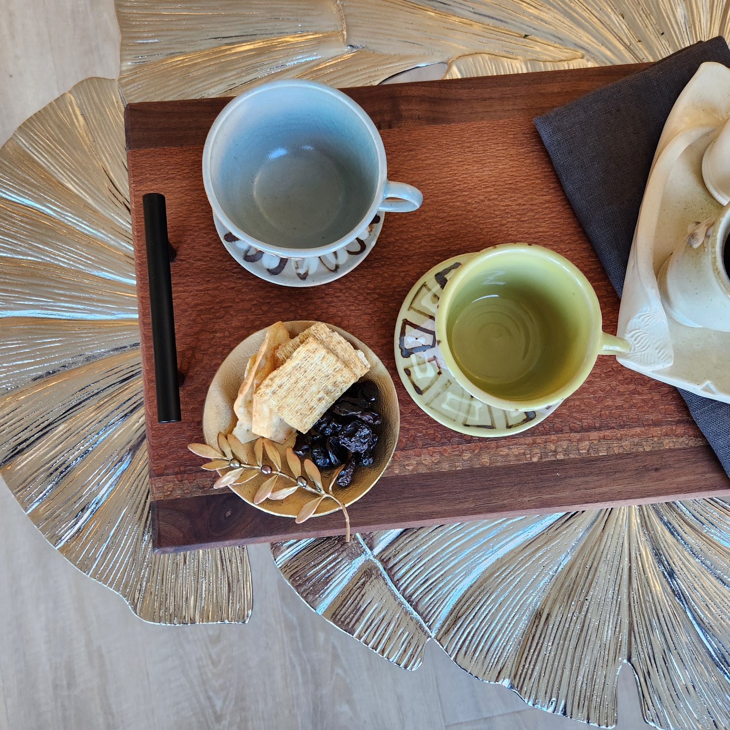 Leopard Wood Serving Tray by Rhino Woodworking