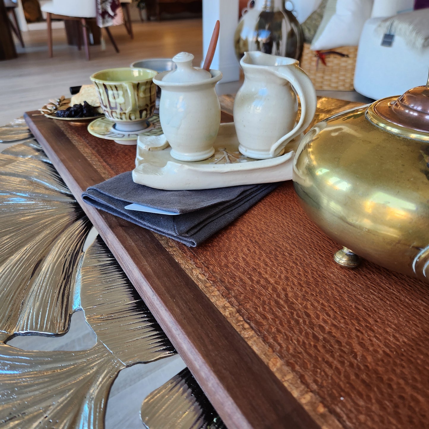 Leopard Wood Serving Tray by Rhino Woodworking
