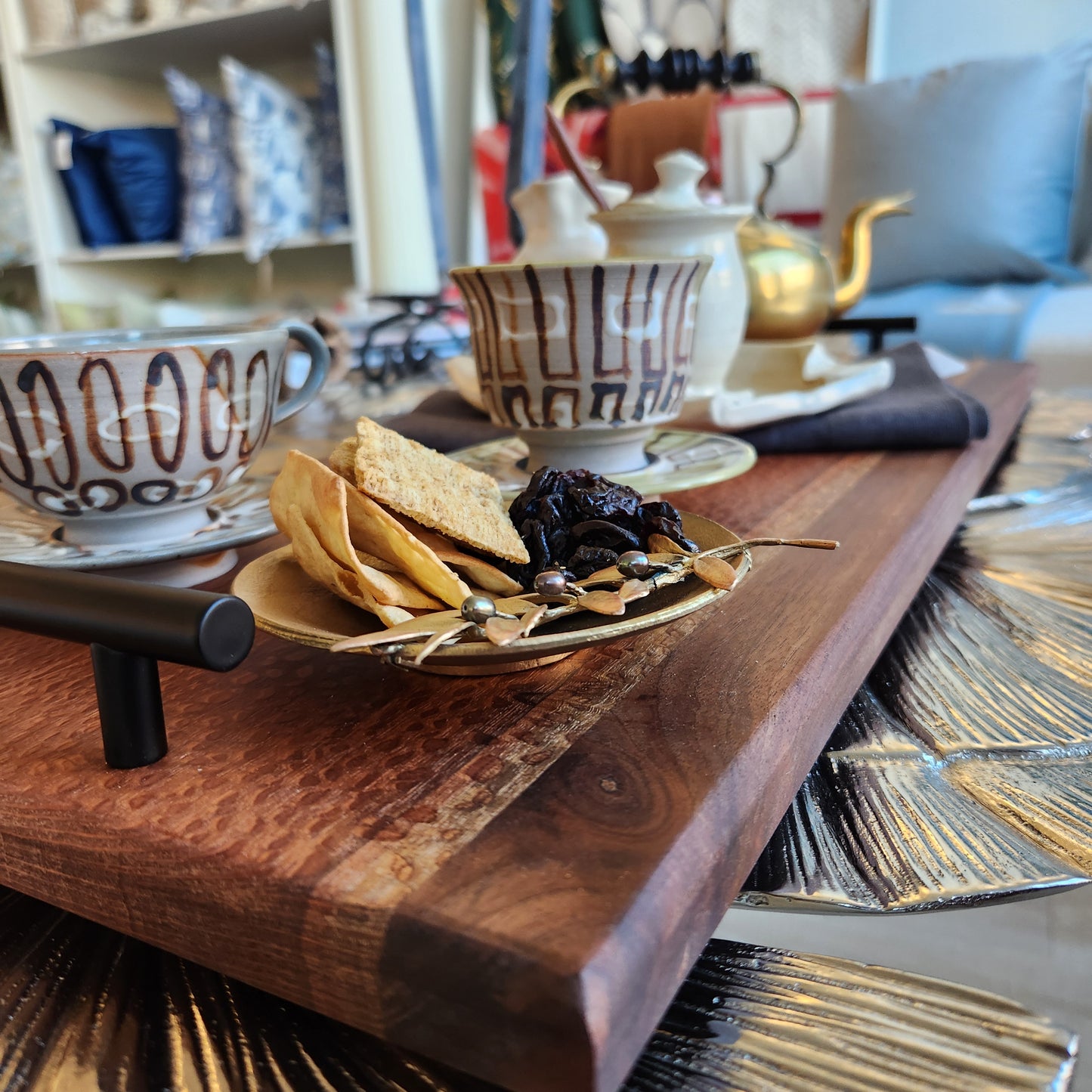 Leopard Wood Serving Tray by Rhino Woodworking
