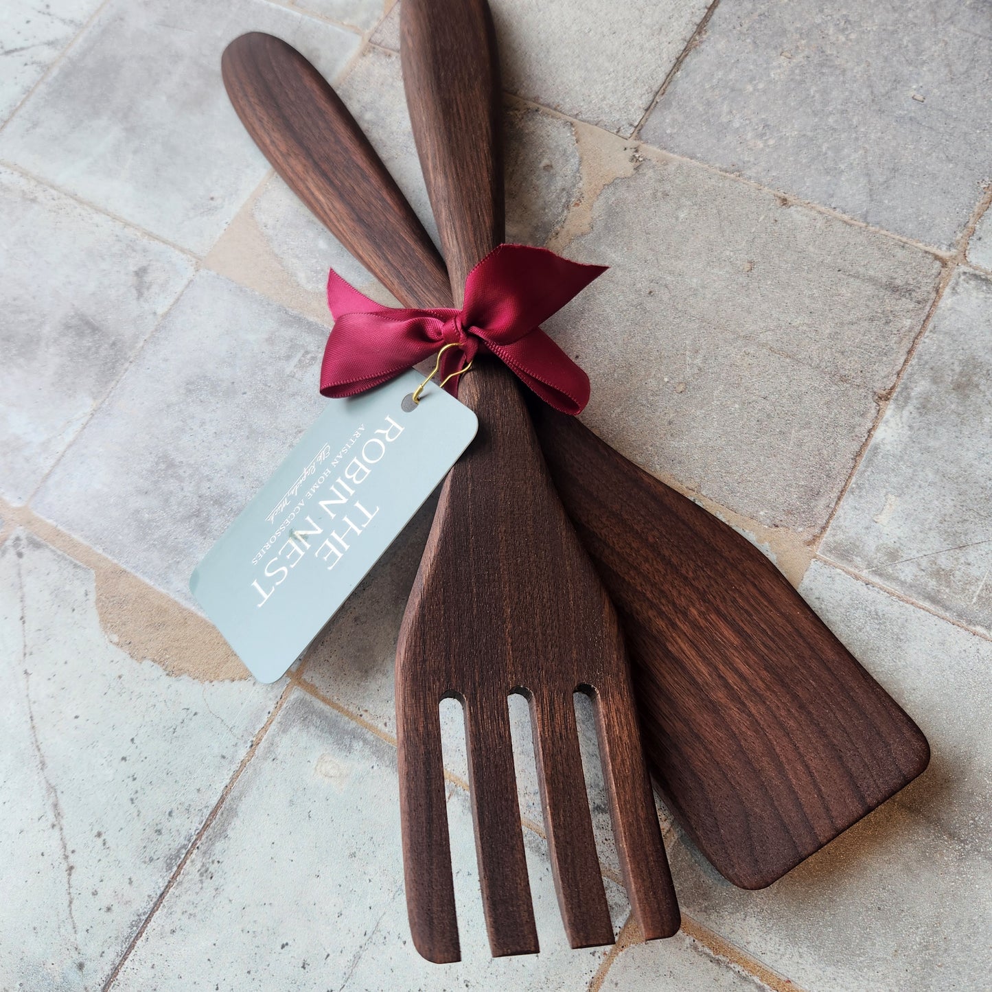 12" Servers - Bee's Oil Finish by Holland Bowl Mill