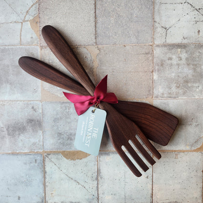 12" Servers - Bee's Oil Finish by Holland Bowl Mill