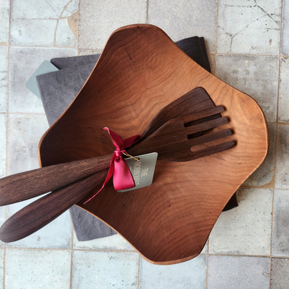 12" Servers - Bee's Oil Finish by Holland Bowl Mill