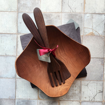 12" Servers - Bee's Oil Finish by Holland Bowl Mill