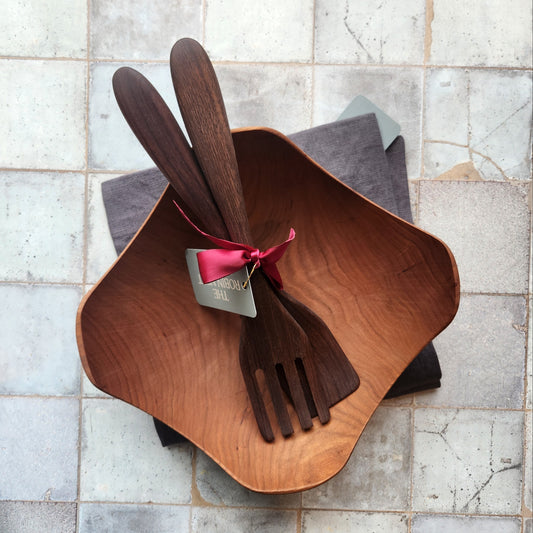 12" Servers - Bee's Oil Finish by Holland Bowl Mill