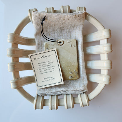Bun Basket and Warmer by Otis Pottery