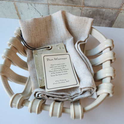 Bun Basket and Warmer by Otis Pottery