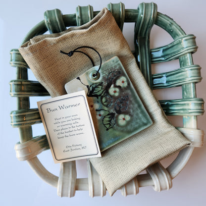Bun Basket and Warmer by Otis Pottery