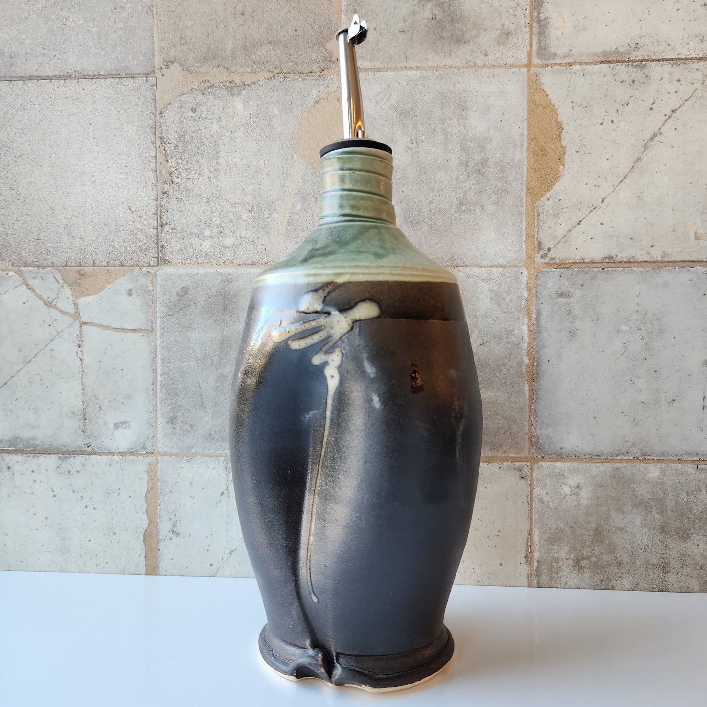 Oil Cruet by Otis Pottery