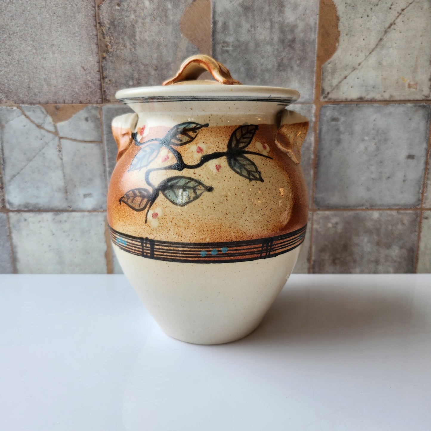 Lidded Jar by Otis Pottery