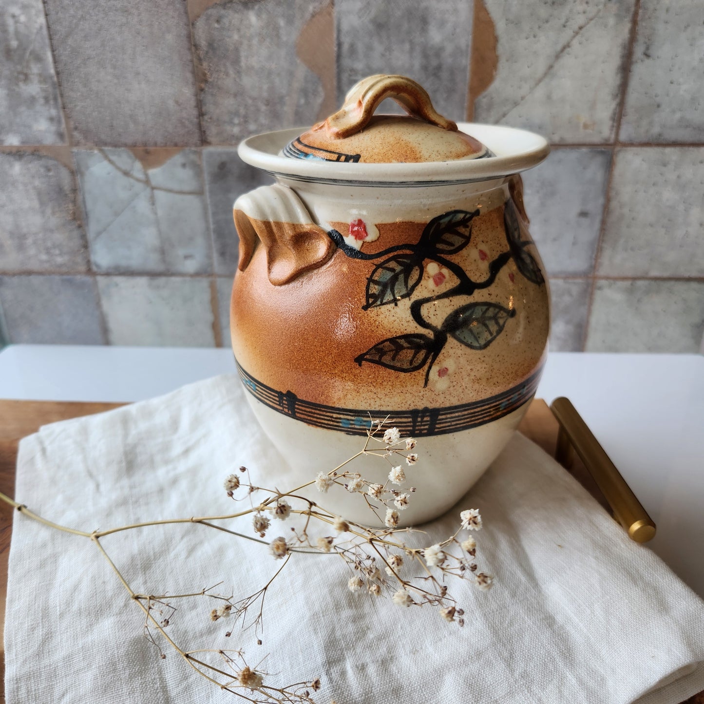 Lidded Jar by Otis Pottery