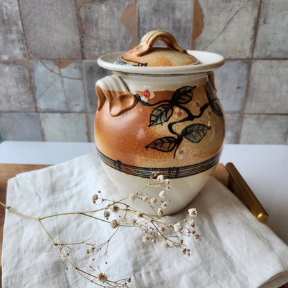 Lidded Jar by Otis Pottery