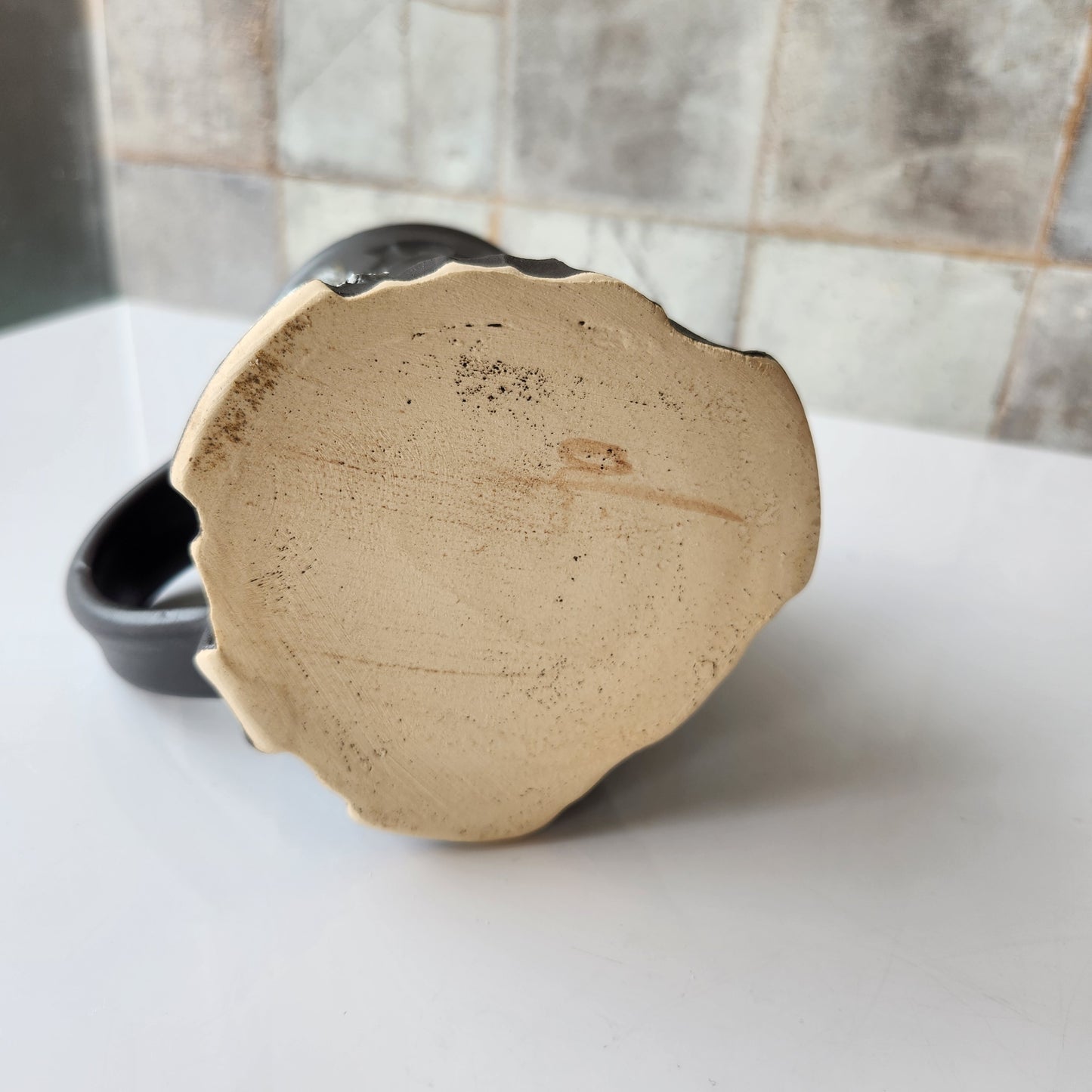 Carved Mug by Otis Pottery