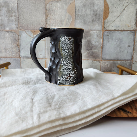 Carved Mug by Otis Pottery