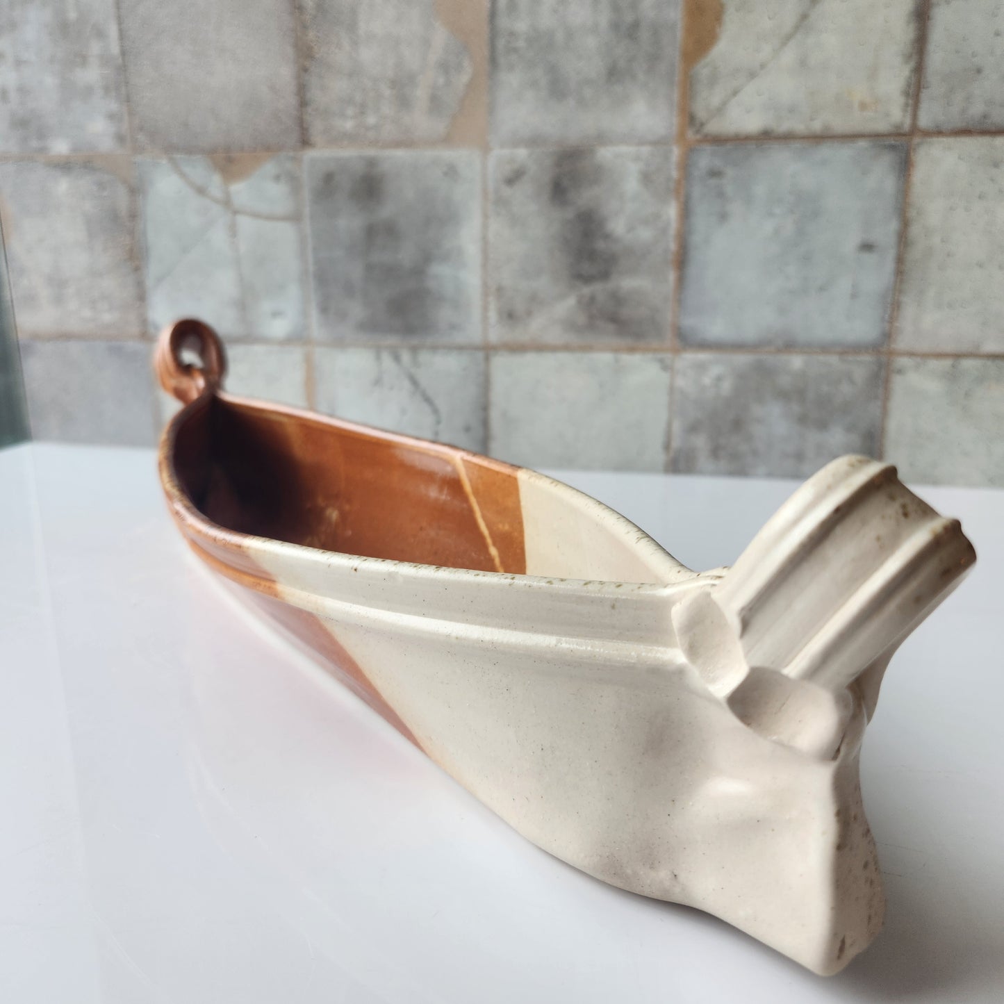 Relish, Olive, or Cheese "Canoe" by Otis Pottery