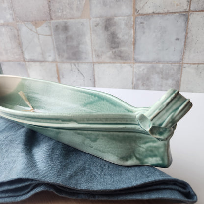 Relish, Olive, or Cheese "Canoe" by Otis Pottery