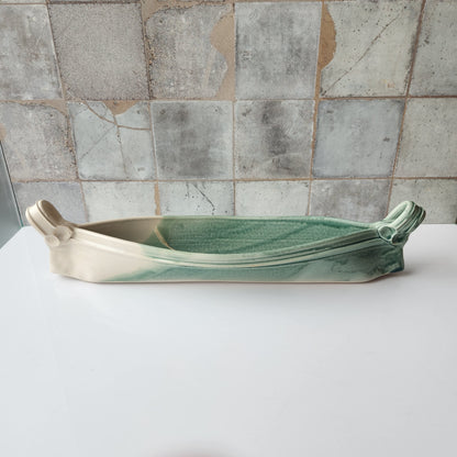Relish, Olive, or Cheese "Canoe" by Otis Pottery