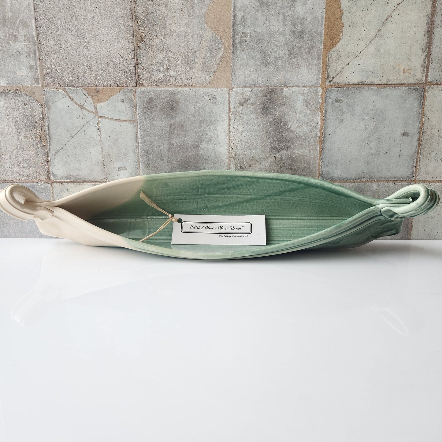Relish, Olive, or Cheese "Canoe" by Otis Pottery