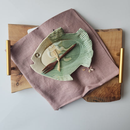 Fish Trays by Otis Pottery