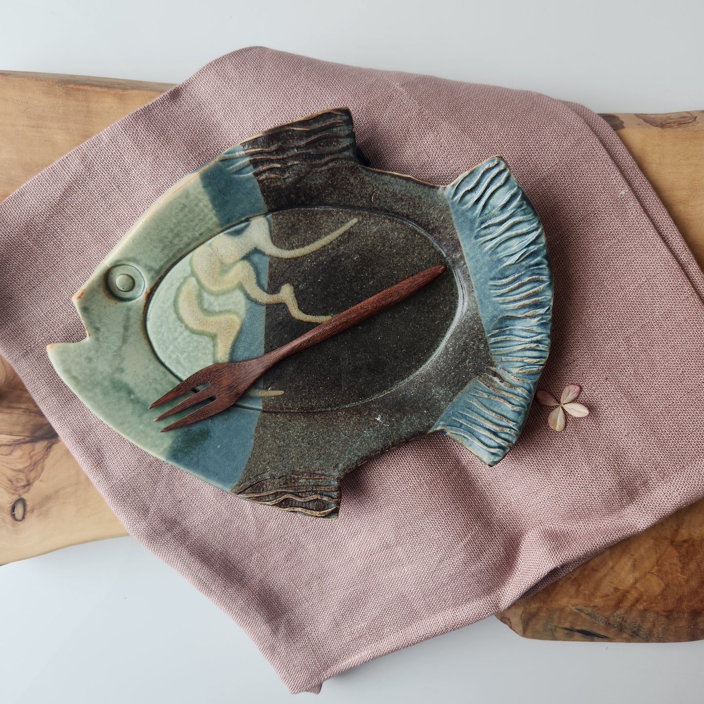 Fish Trays by Otis Pottery