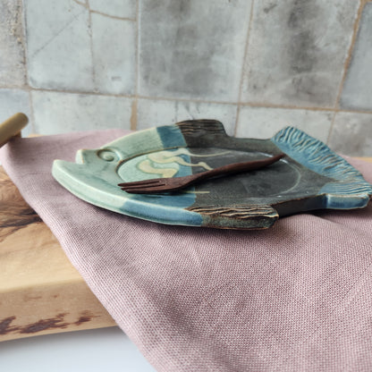 Fish Trays by Otis Pottery