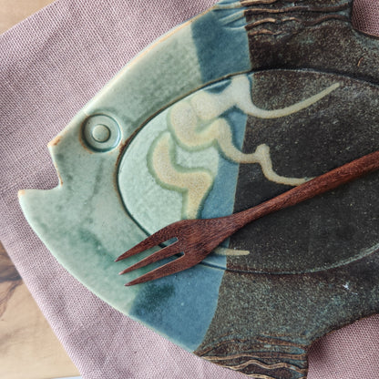 Fish Trays by Otis Pottery