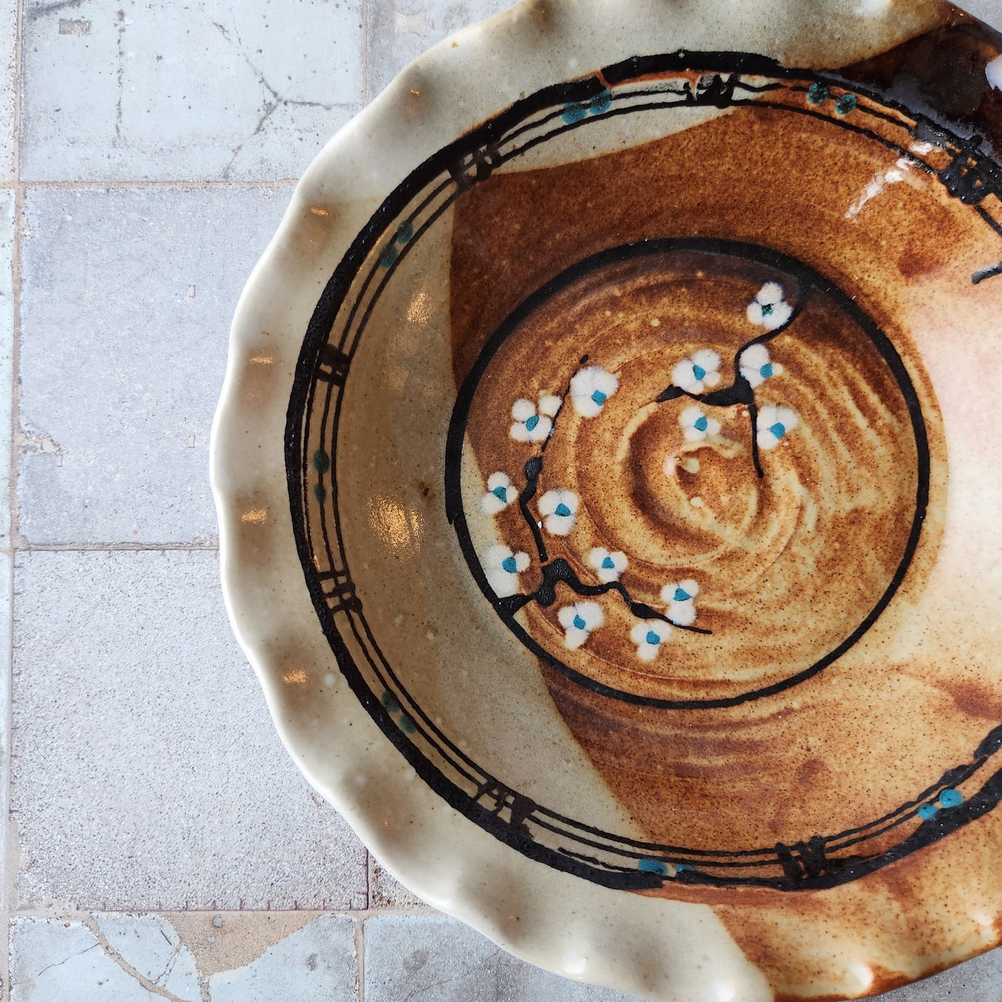 Pie Plate by Otis Pottery