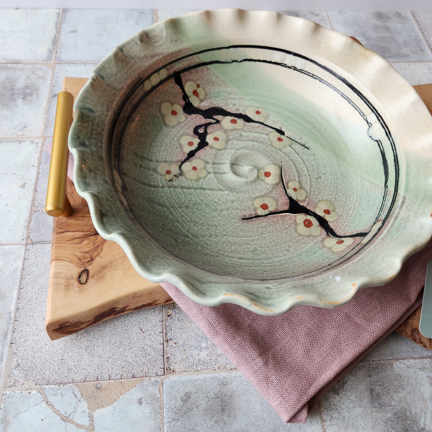 Pie Plate by Otis Pottery