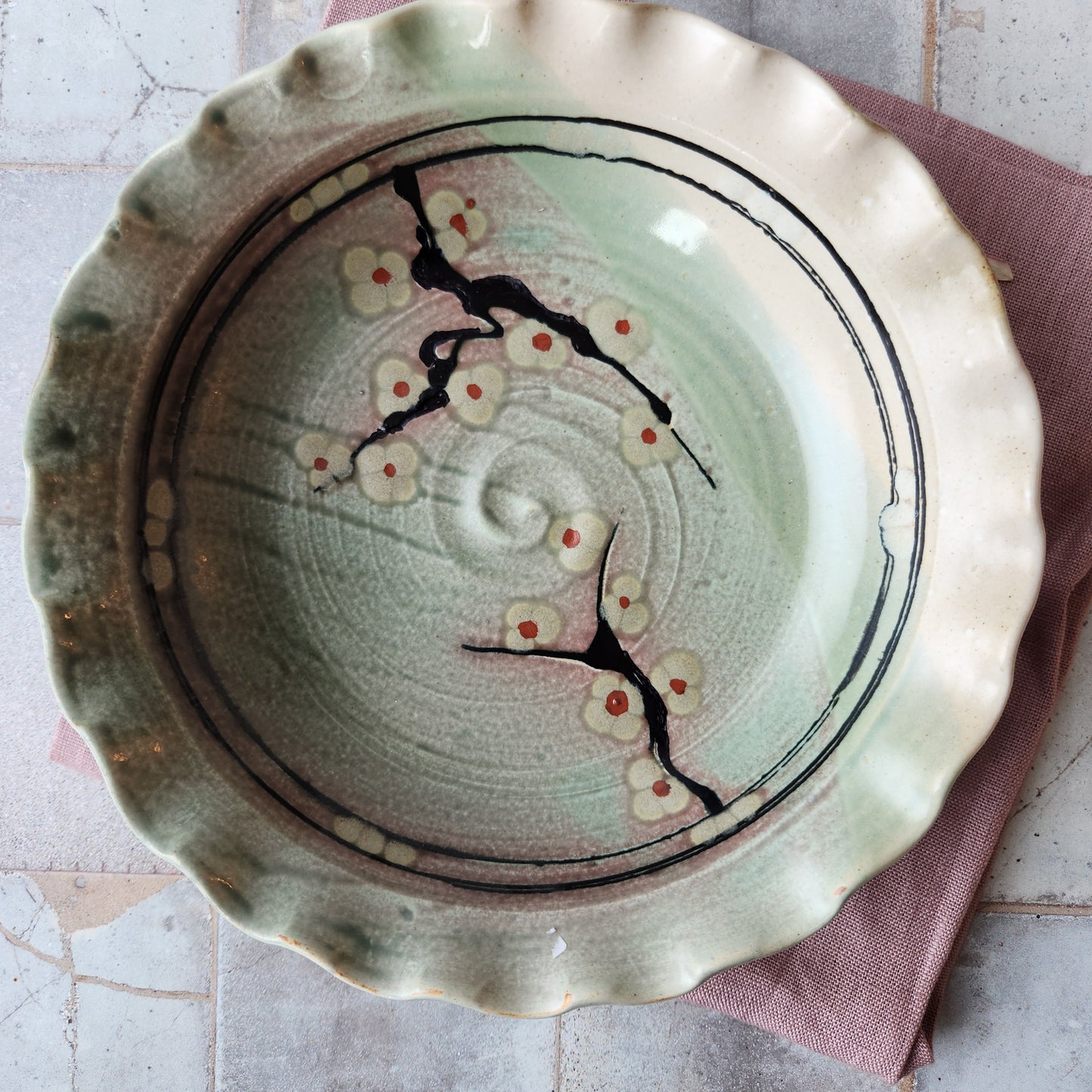 Pie Plate by Otis Pottery