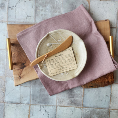 Brie Baker in Sand by Otis Pottery