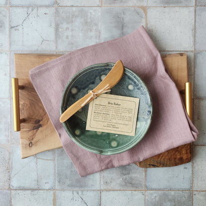 Brie Baker in Teal by Otis Pottery