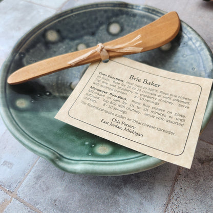 Brie Baker in Teal by Otis Pottery