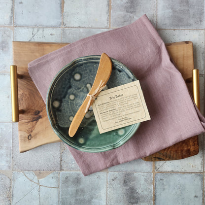 Brie Baker in Teal by Otis Pottery