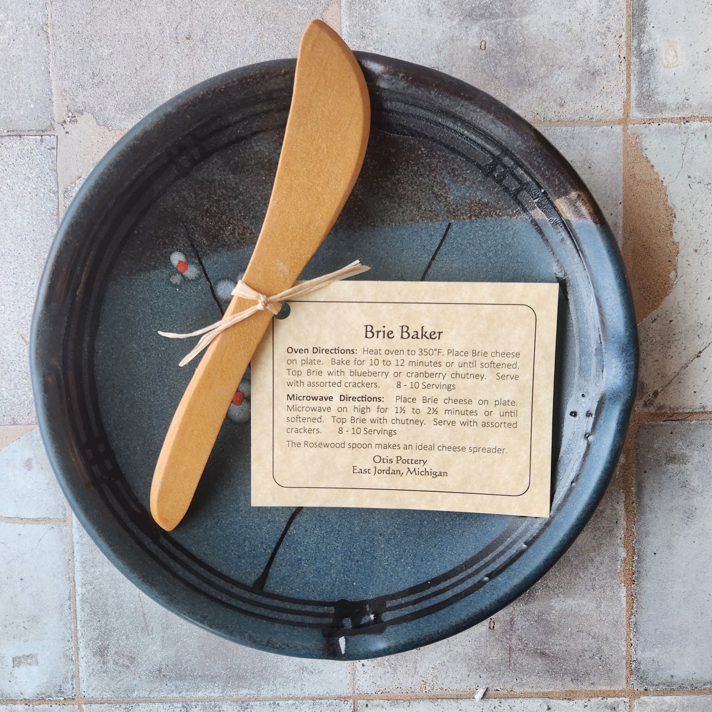 Brie Baker in Cherry Blossom by Otis Pottery