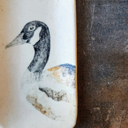 Extra Small Canadian Goose Dish by Jan Toscano