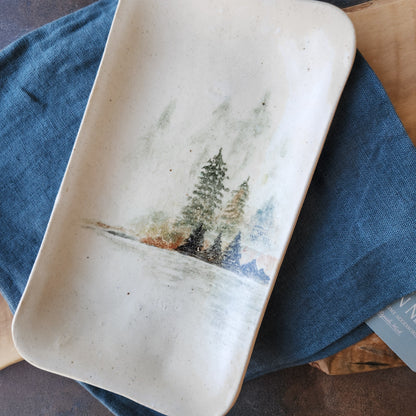 Medium Wooded Dish by Jan Toscano