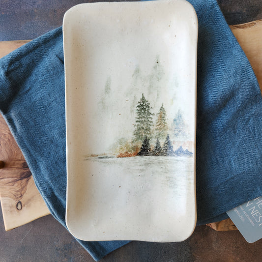 Medium Wooded Dish by Jan Toscano