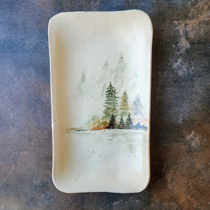 Medium Wooded Dish by Jan Toscano