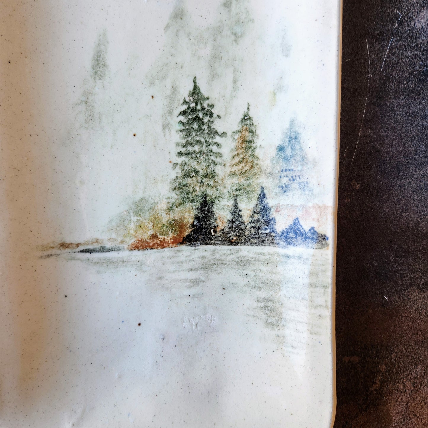 Medium Wooded Dish by Jan Toscano