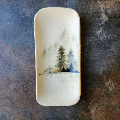 Extra Small Wooded Dish by Jan Toscano