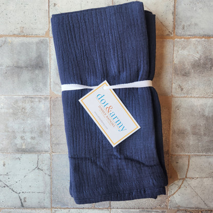 Crinkle Cloth Napkins, Set of Four by Dot & Army