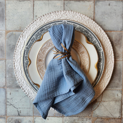 Crinkle Cloth Napkins, Set of Four by Dot & Army