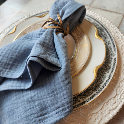 Crinkle Cloth Napkins, Set of Four by Dot & Army