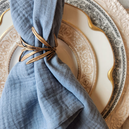 Crinkle Cloth Napkins, Set of Four by Dot & Army